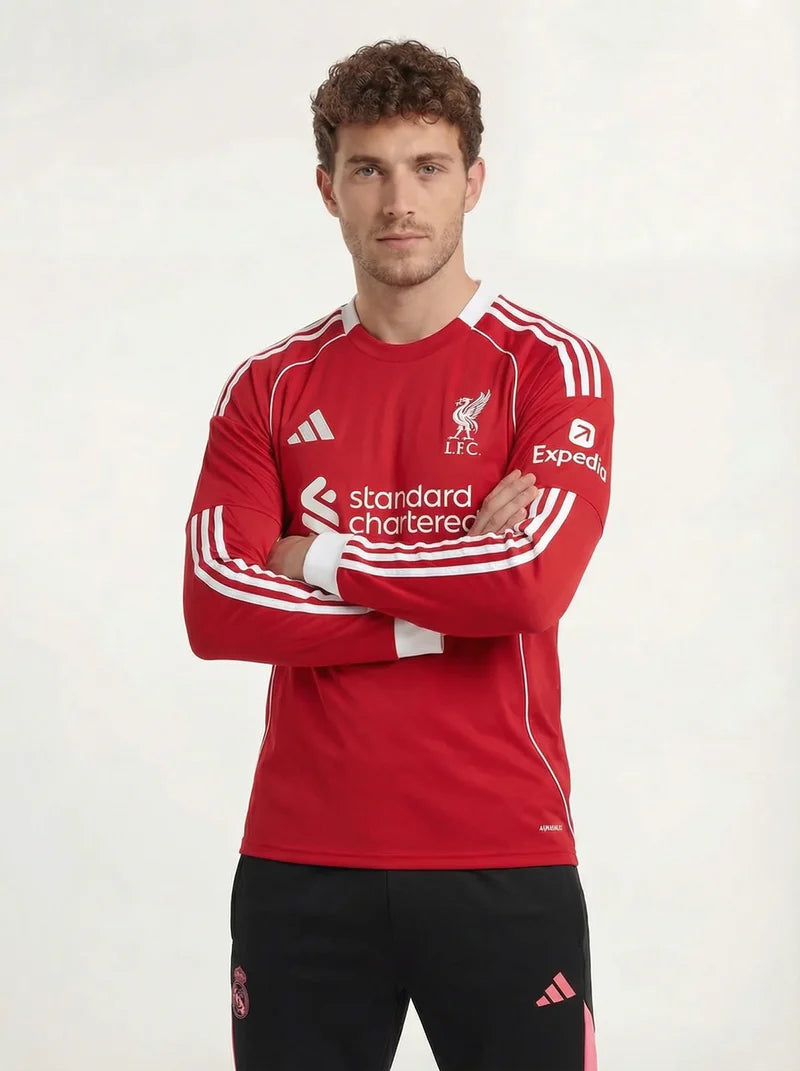 LIVERPOOL FC 2025/26 LONG SLEEVE HOME SHIRT